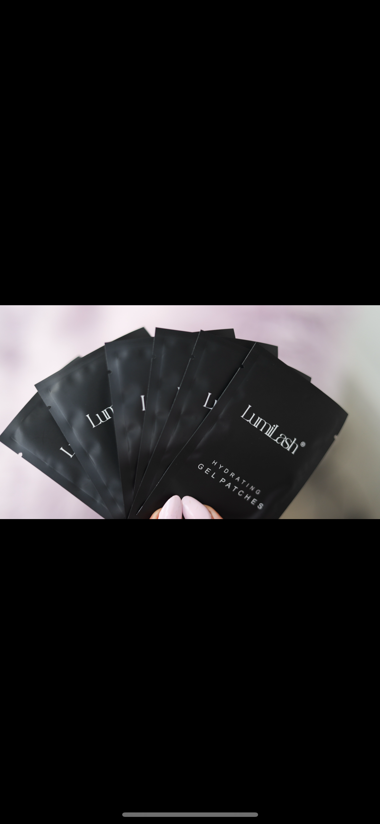 Black Eyepads Lumilash