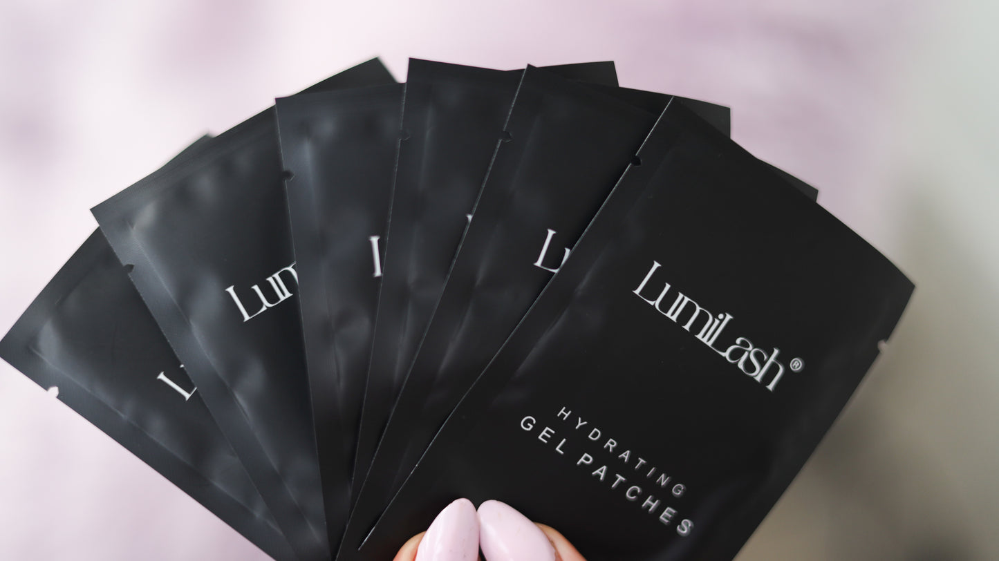 Schwarze Augenpads Lumilash
